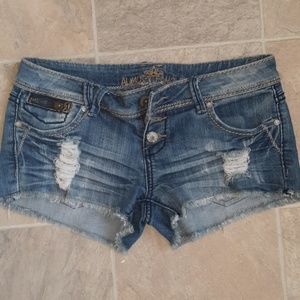 Women's jean shorts
